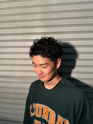 ショート メンズ HARUKI🏔️/ メンズ/透け感カラーのヘアスタイル