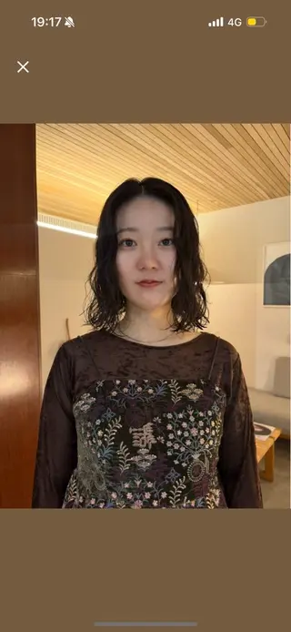 ミディアム パーマ ボブ/レイヤーカット ✂︎ AYUMIのヘアスタイル