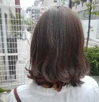 ミディアム カラー sato shoheiのヘアスタイル