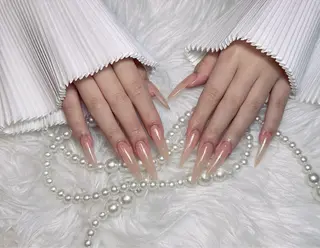 ネイル ☁️Minmin Tsuki💙🩵のネイルデザイン