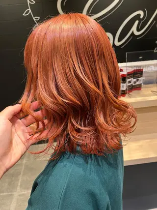 ミディアム カラー 名古屋/デザイン/ ブリーチ/松井亮磨のヘアスタイル