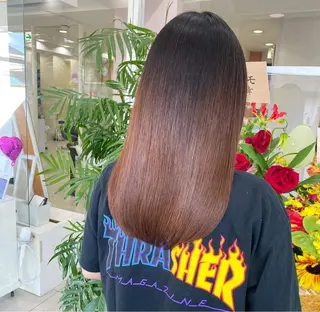 ロング カラー Happiness王寺店所属・ボブ、韓国特化型 ✨中野悠のヘアスタイル