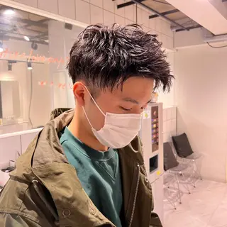 ショート カラー パーマ メンズ 🔥札幌No.1🥇 パーマ特化美容師🔥のヘアスタイル