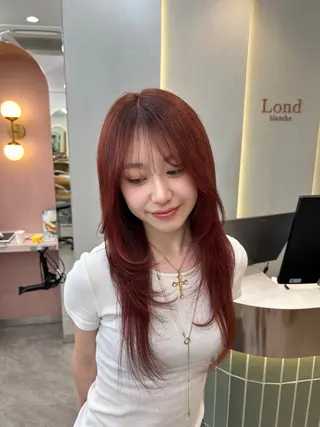 ロング カラー HINAKI🎀 カラーモデル募集中のヘアスタイル