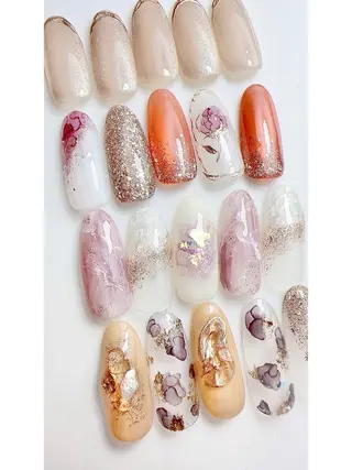 ネイル folche博多💅 ⭐️💄古閑🎀🦋のネイルデザイン
