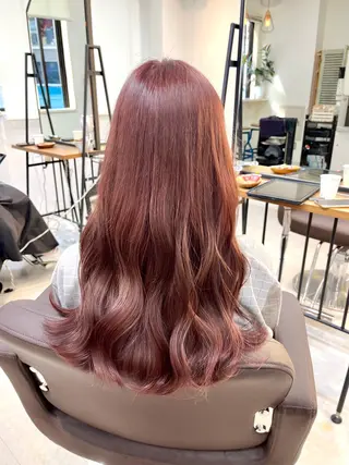 ロング I S所属・🌿透明感カラー 縮毛矯正✨かずきのヘアスタイル