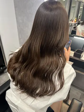 ロング カラー mimiiy梅田 中崎町ハイトーンのヘアスタイル