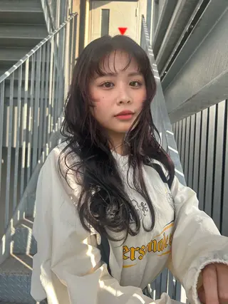 ロング ヘアアレンジ VISUALIST所属・小倉/レイヤー/ 顔周りカット/naoのヘアスタイル