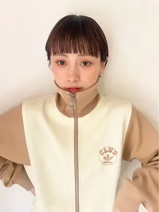 ショート rilas博多所属・博多JYUI/ウルフ ハイトーン/デザインのヘアスタイル