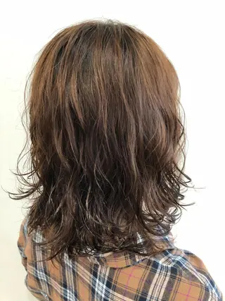 パーマ 上平 綾菜のヘアスタイル