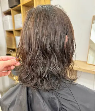 ミディアム パーマ♡ ひなたのヘアスタイル