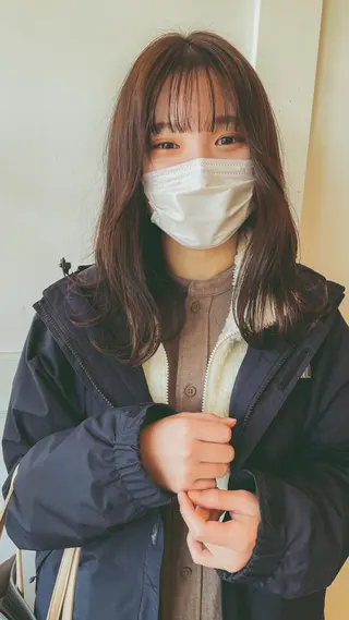 セミロング カラー 吉田 浩太郎のヘアスタイル