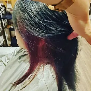 ミディアム カラー spa hair  ark 富井直美のヘアスタイル