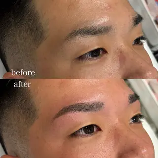 メンズ アイブロウ 韓国肌管理BEAUTY-SALON Teena【ティーナ】ララピール/毛穴/脱毛所属・hiyori 心斎橋眉毛サロンのエステ・リラクイメージ