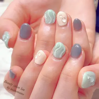 ネイル ラウバイマノマノ なかざとのネイルデザイン