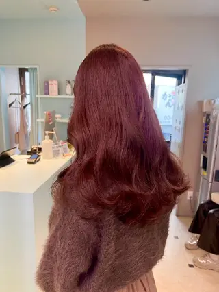 カラー 🍒renka🍒 ボブ/ショート/暖色のヘアスタイル