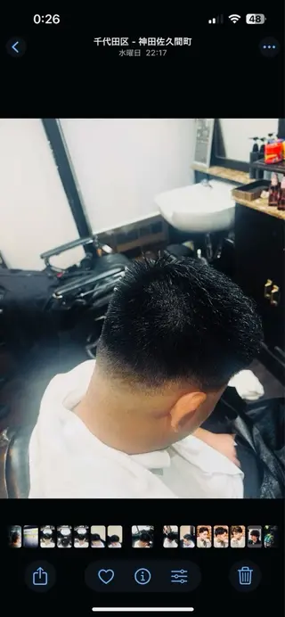 ショート メンズ ヒロ銀座バーバーショップ秋葉原店所属・堀 真人のヘアスタイル