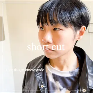 ショート カラー パーマ ヘアアレンジ メンズ 表参道Lise おおいしおりのヘアスタイル