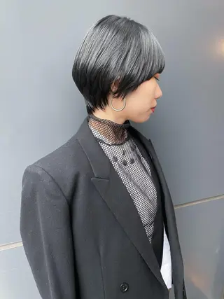 ショート masa/ボブ特化/ ぷつっとボブのヘアスタイル