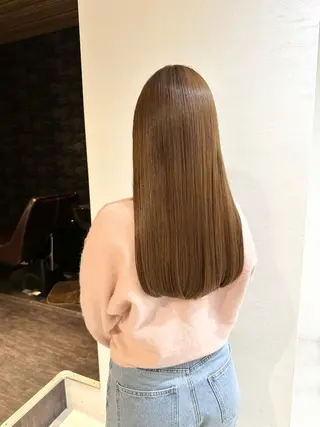 セミロング カラー 🌟髪質改善🌟艶髪 美髪🌟濱野紗奈🌟のヘアスタイル