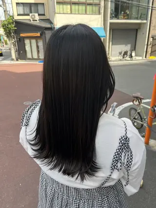 セミロング 天王寺美容室/カット モデル募集/miiaのヘアスタイル