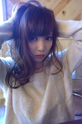 ミディアム セミロング ロング カラー パーマ belle chambreイブカのその他イメージ