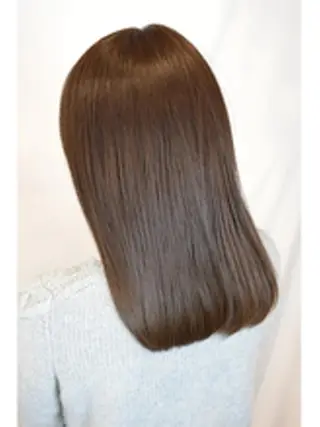 ミディアム 鶴田 連のヘアスタイル