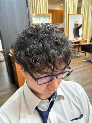 パーマ メンズ 小顔似合わせカット ┊︎＊AYANO＊のヘアスタイル