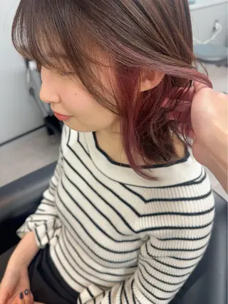 ミディアム カラー CheRiR所属・アッシュカラーやアレ ンジ得意🌿RIKOのヘアスタイル