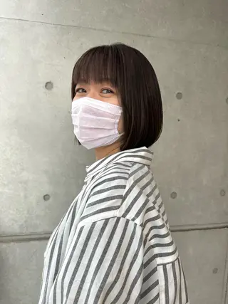 ショート カラー Leverage New York所属・小滝 楓のヘアスタイル
