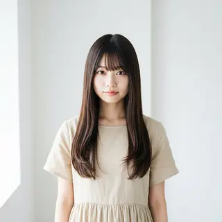 セミロング ✂︎ ｼﾝﾀｸ ✂︎のヘアスタイル