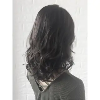 ミディアム カラー KIZU 髪質改善 オカルト怪談のヘアスタイル