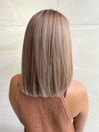 ミディアム カラー レイヤー,ボブ / 彩未のヘアスタイル