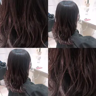 セミロング カラー mahiro 🦎のヘアスタイル