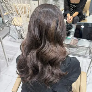 ロング カラー 韓国レイヤー｜ 透明感カラー｜ココナのヘアスタイル