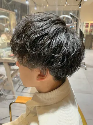 パーマ メンズ 森川 力のヘアスタイル