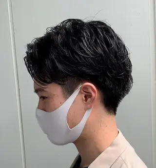 ショート パーマ メンズ ainico.所属・明治神宮前 NANAMIのヘアスタイル