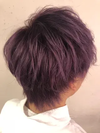 カラー メンズ インナーカラー🫶 オタク美容師 山本のヘアスタイル