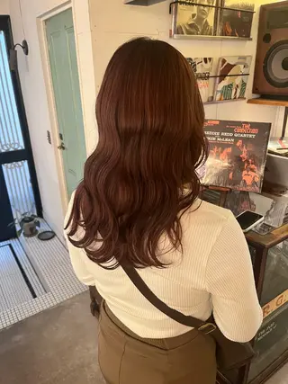 ロング カラー レイヤー/ベージュ mikuのヘアスタイル