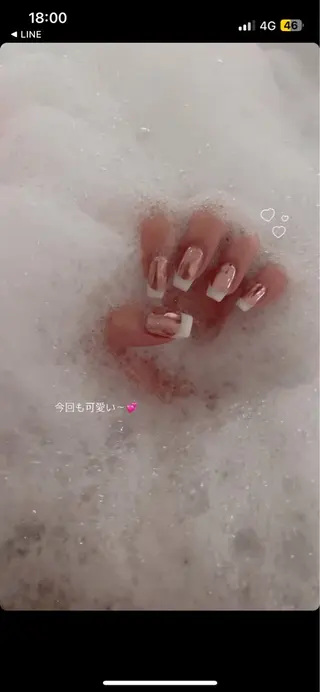 ネイル n / ワンホン ニュアンスのネイルデザイン