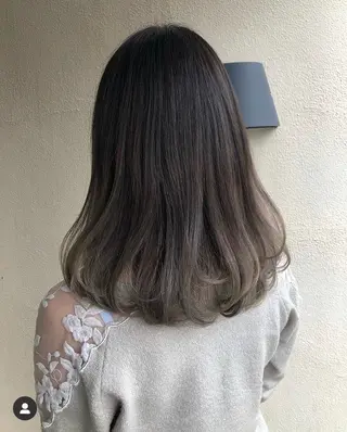 ミディアム カラー 早良区美容室 【BEER西新店】のヘアスタイル