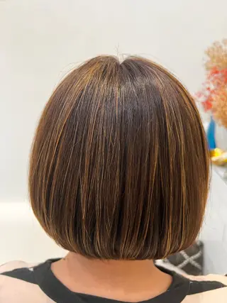 ミディアム カラー パーマ ヘアアレンジ メンズ 堀井 凌平のヘアスタイル
