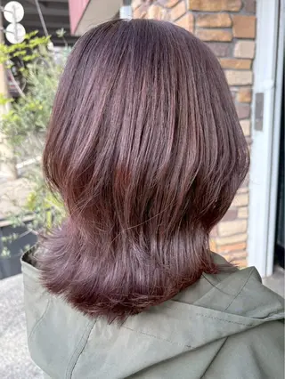 セミロング カラー ハイトーン/韓国風/ 艶髪/吉祥寺のヘアスタイル