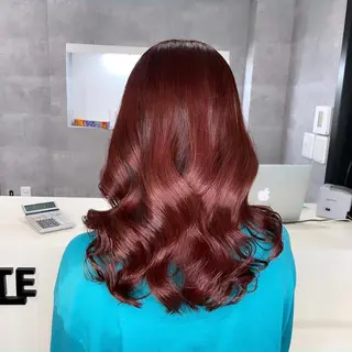 ミディアム カラー JUNYA 海外ガールヘアのヘアスタイル