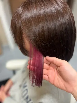 ミディアム ブリーチカラー特化 美容師/𝕐𝕌𝕀のヘアスタイル