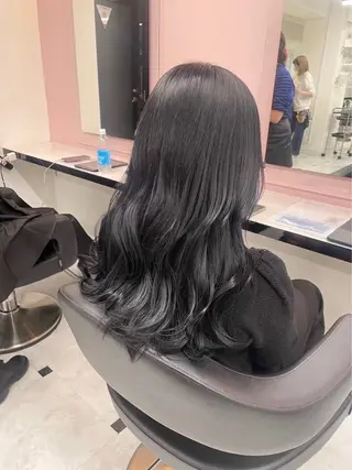 ロング miku/ラベンダー 透明感カラー🪻❤︎のヘアスタイル