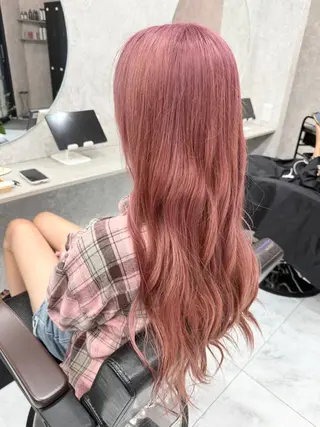 ロング カラー 🌺ハイトーン🌺 矢葺 なぎさ🌺🌺のヘアスタイル