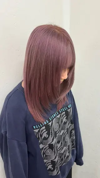 ミディアム カラー 🪐美髪✖️艶カラー 加野彩果🪐のヘアスタイル