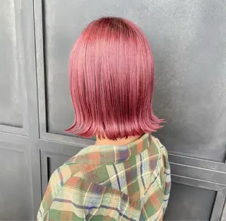 ミディアム カラー ORO池田 阪本 希華のヘアスタイル