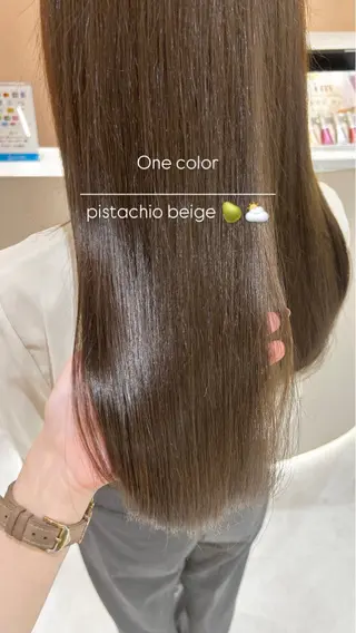 ロング カラー 🫧赤み消しカラー nanami🫧のヘアスタイル